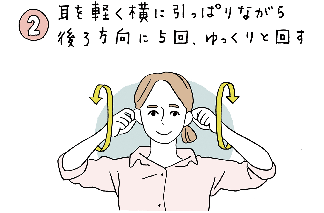 片頭痛の予防 改善に どこでもできる くるくる耳マッサージ 専門医の気象病対策 カラダの に 読むクスリ ミモレよろず診療室 Mi Mollet ミモレ 明日の私へ 小さな一歩 1 2