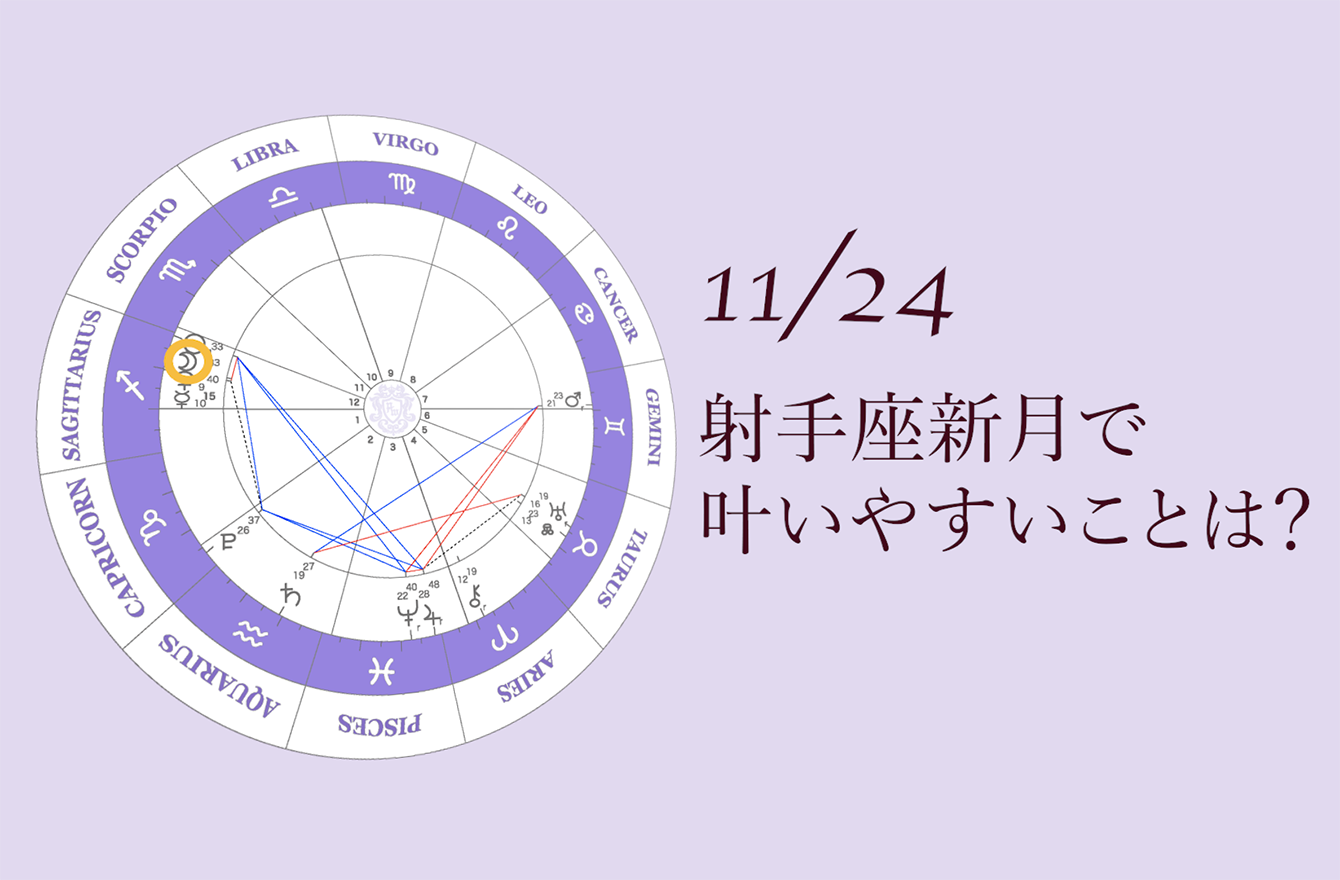 2022.11.24 射手座新月のアドバイス | 新月・満月コーチング | Keiko's