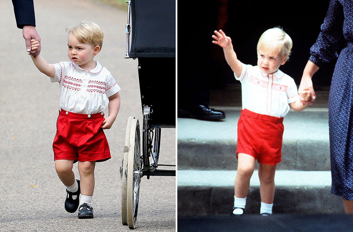 英国ジョージ王子7歳の「プリンスファッション」はダイアナ妃への