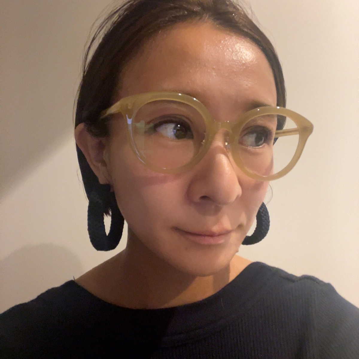 金子綾さん　グラッサージュ＋a 眼鏡　めがね