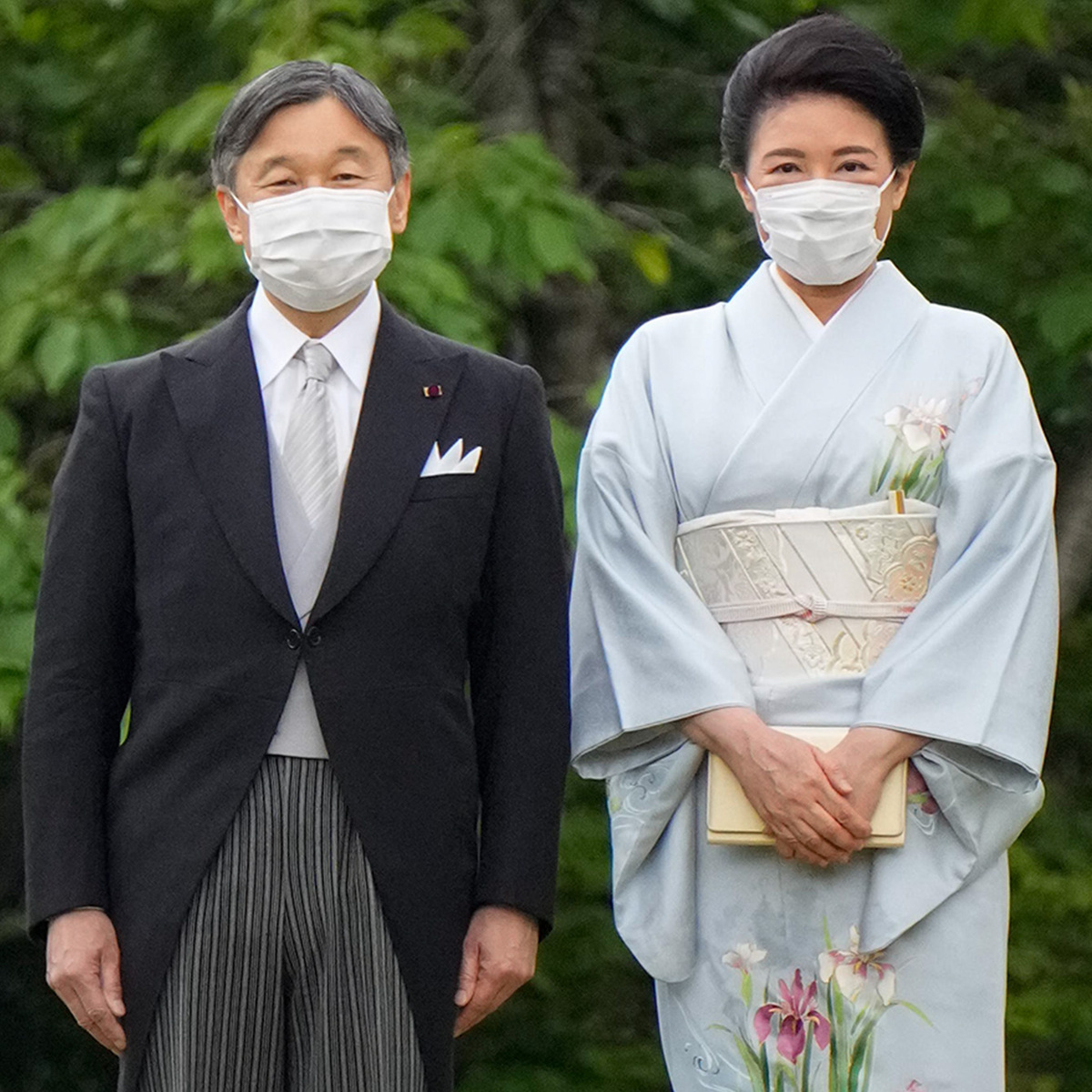 雅子さまのお着物】園遊会は初夏の訪れを告げる花菖蒲で〜結納から今日