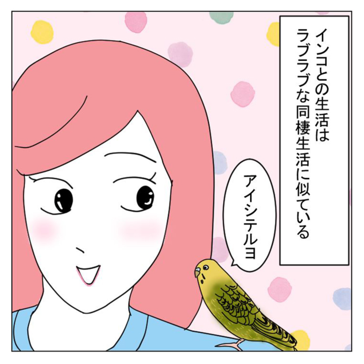 ペットの愛情も性も受け止める！インコと独身女性の暮らしは、まるで同棲生活 | コラムニスト・ひかり<br>幸せに近づく思考術 |  mi-mollet（ミモレ） | 明日の私へ、小さな一歩！（1/4）